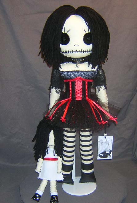 Creepy Goth Girl Rag Dolls Hi everybody just stopping by to share a couple